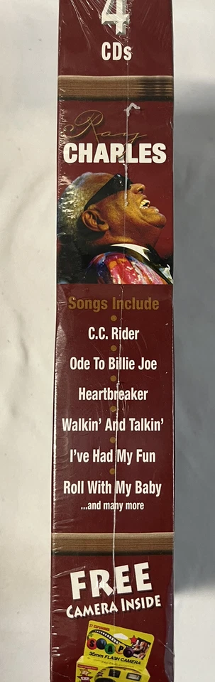 Rare Ray Charles 4 CD Collection - With Camera!! Rare Collectable! Sealed! - Image 2 of 4