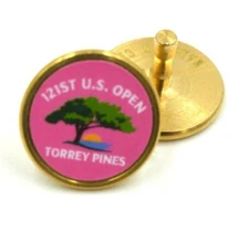 2021 US Open (Torrey Pines) - PINK - Golf Ball Marker w/stem