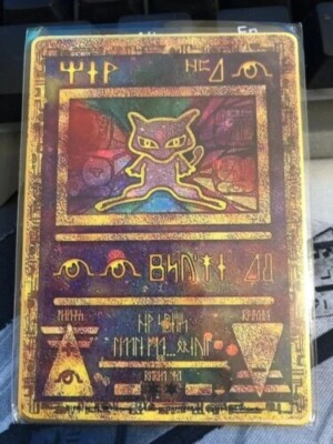 NEW Pokemon Ancient Mew Promos Metal Card - TCG Pokémon Cards Gift