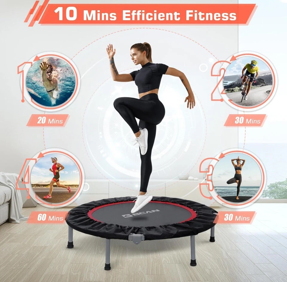 Mini cama elástica plegable BCAN 40" nueva *no incluye patas* Foto 3 de 4