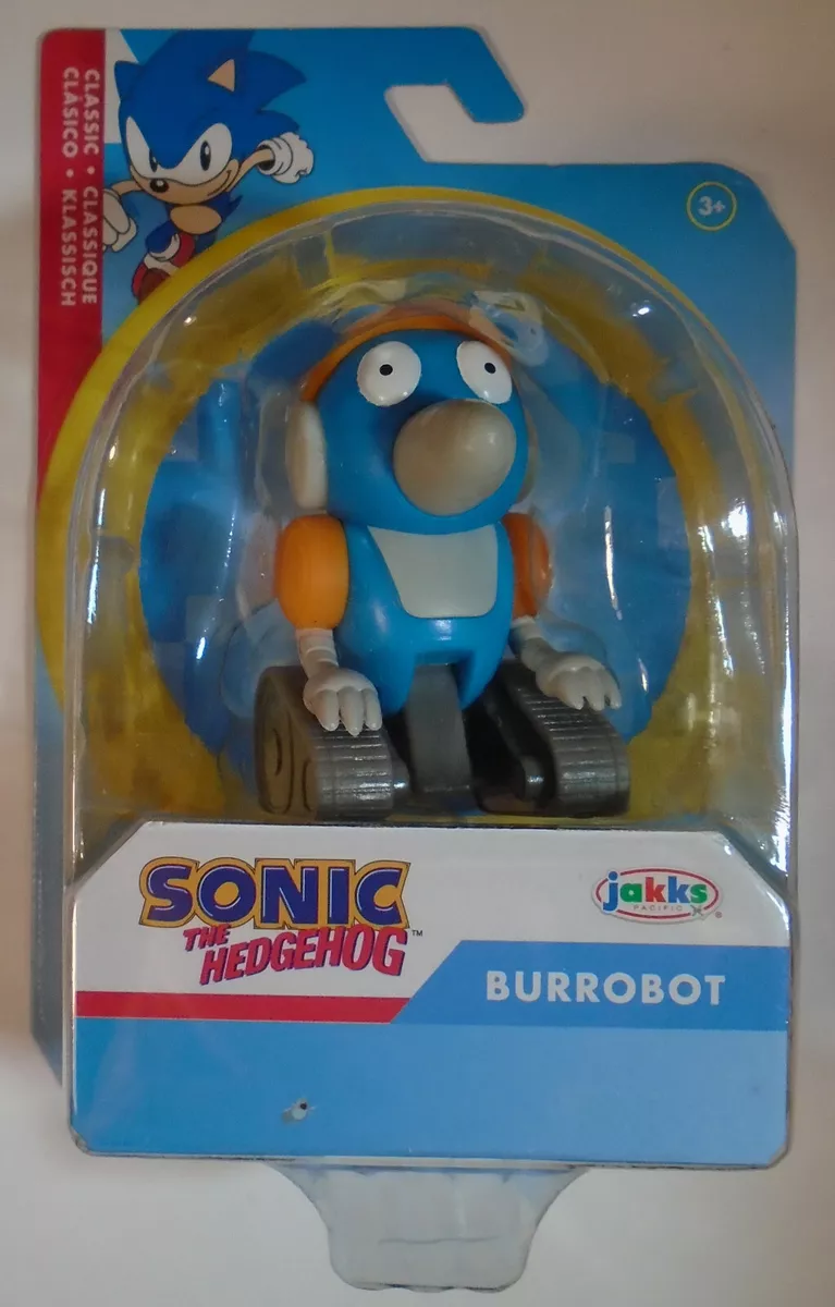 Boneco Articulado Burrobot Jakks Original Novo Sonic Sega