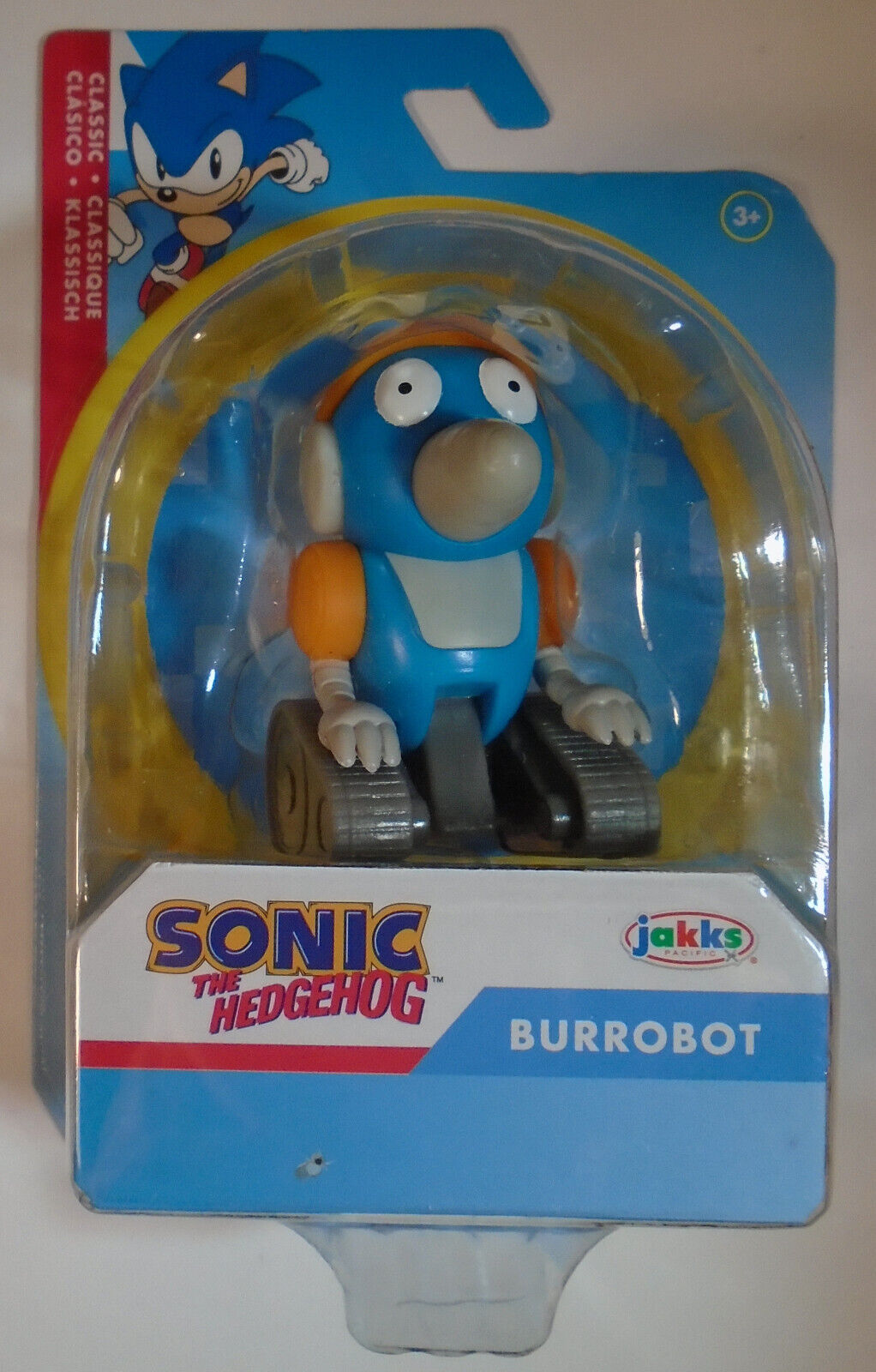 Sonic the Hedgehog Burrobot Jakks 2.5 inch Mini Figure 2022 New In Pack In US