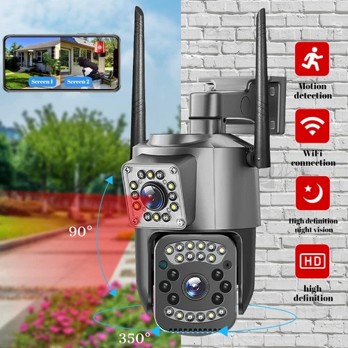 Camaras De Seguridad Para Exterior 1080P HD WIFI Inalambrica Con Vision Nocturna - Picture 18 of 22