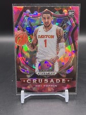 2020-21 Panini Prizm Draft Picks Obi Toppin Pink Ice Prizm Rookie Card #87