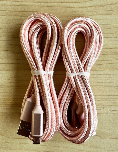 2 Pack Micro USB Fast Charging Cable For LG, Motorola, Samsung Android Phones - Picture 9 of 9