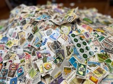 Singapore Accumulated Assortment  1000 stamps off paper , Post FREE