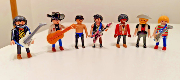 Playmobil Lote Música Rock Country Nirvana Michael Jackson Jim Morrison