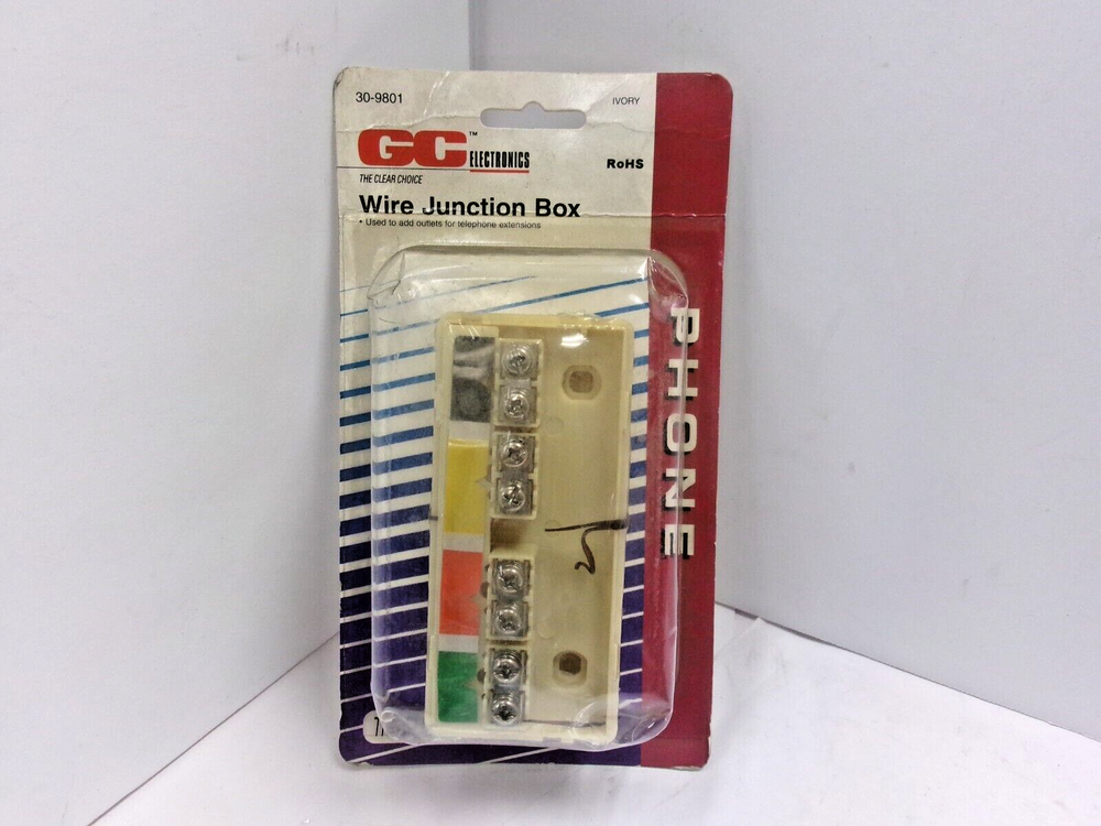 (1) NEW GC Electronics 30-9801 Wire Junction Box