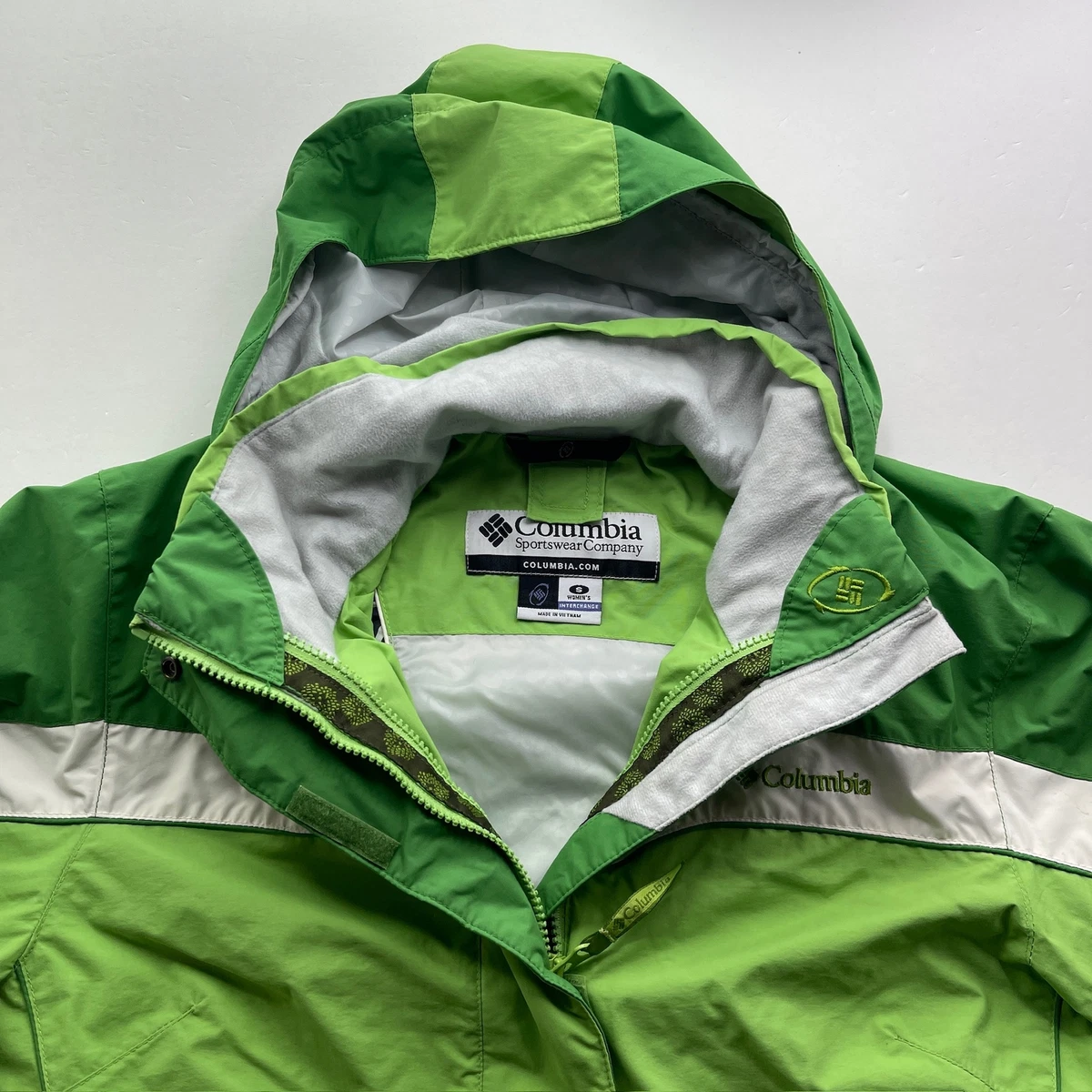 Columbia Sportswear Women's Size Small Green Rain Jacket