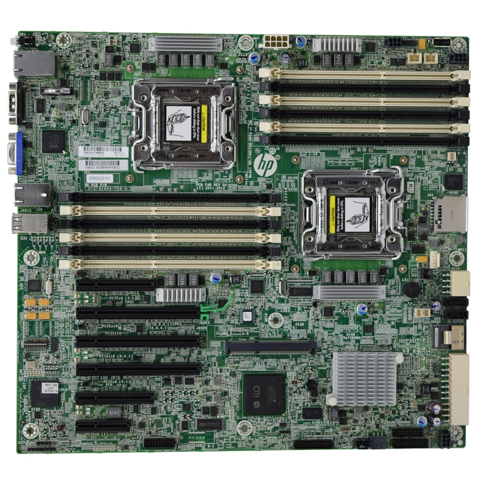 HP ML350E Gen8 Motherboard E-ATX Dual Server Intel LGA1356 DDR4 VGA 641805-002 - Image 2 of 4