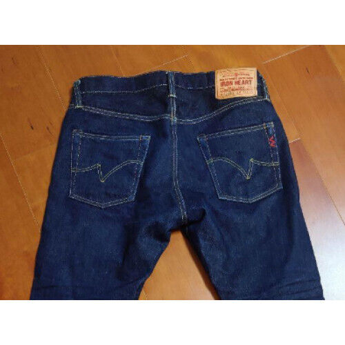IRON HEART 555SBR-14 14oz Broken Selvedge Denim Super Slim IRON HEART 555SBR-14 14oz Broken Selvedge Denim Super Slim