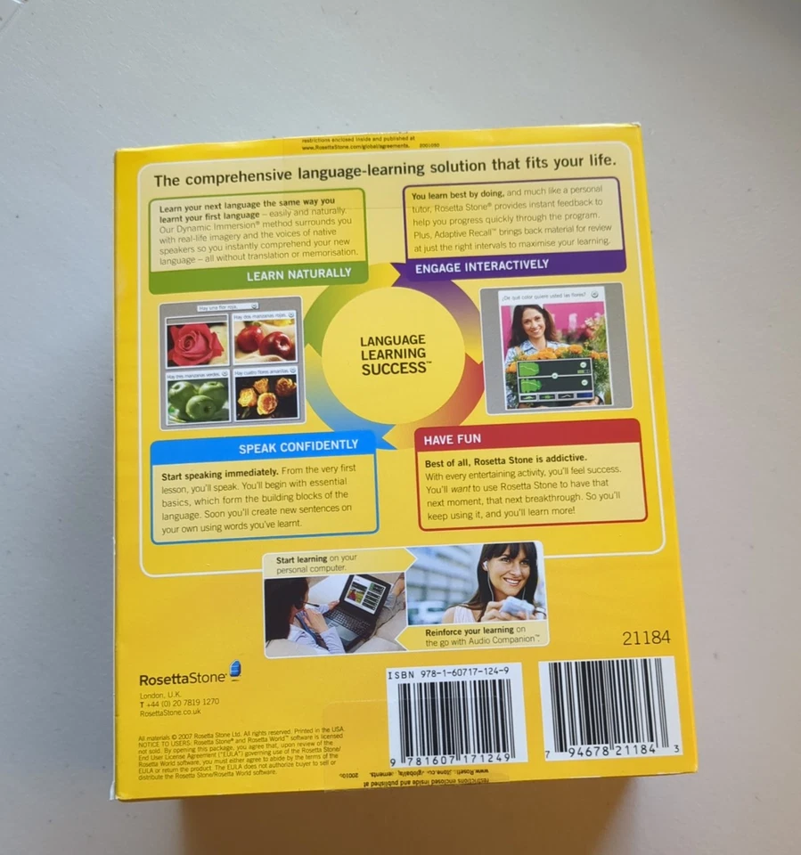 Rosetta Stone Français French Level 1, 2 & 3 Boxed and Complete 2007 - Image 3 of 4