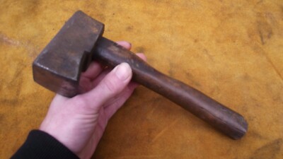 Antiker & super seltener Deutscher Cutler Hundekopfhammer, Schmiede Schmiedeamboss