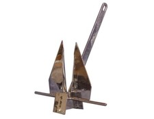Stainless Steel 316 Fluke Anchor 8lbs (3.6kg) Marine Grade Polished
