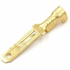 100PCS Male Spade Quick Splice Crimp Terminals 2.8mm Connector Non Insulated
