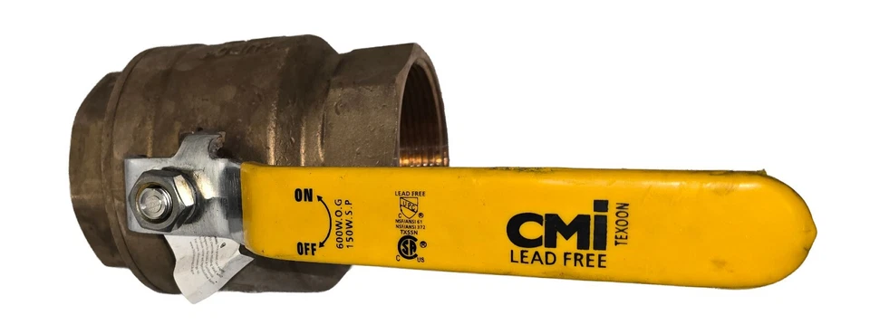 3” CMI Standard Port, Bronze Ball Valve, 600 WOG, 150 WSP - Image 2 of 3