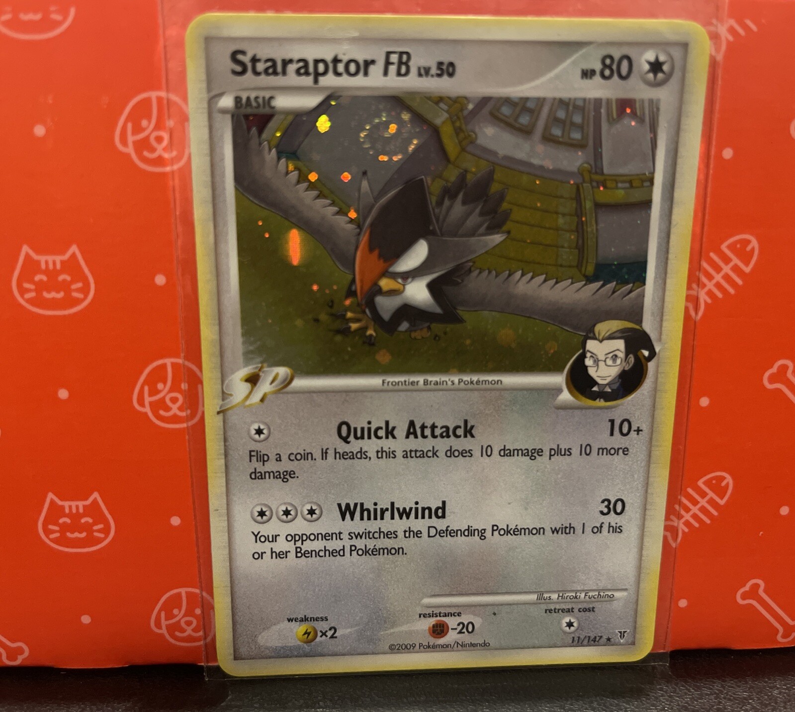 Pokemon Staraptor FB #11/147 - Supreme Victors Reverse Holo Rare (LP) 2009