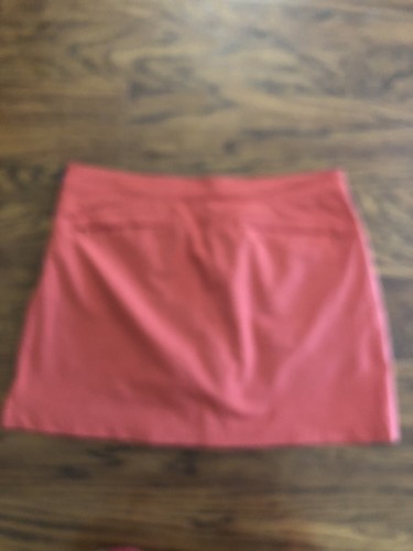 Gander Mountain Women's Skort Size 8R Golf Tennis Hiking Salmon Pockets Side Zip - Picture 2 of 9