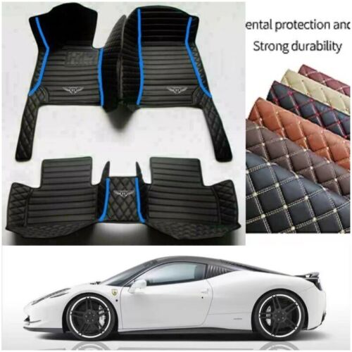 For Bentley Continental GT Floor Mats Waterproof PU Leather Luxury Custom Carpet - Picture 21 of 22