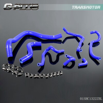 Silicone Heater Radiator Hose Fit For 1997-2001 Honda Accord SIR/-T CF4/CL1 Blue