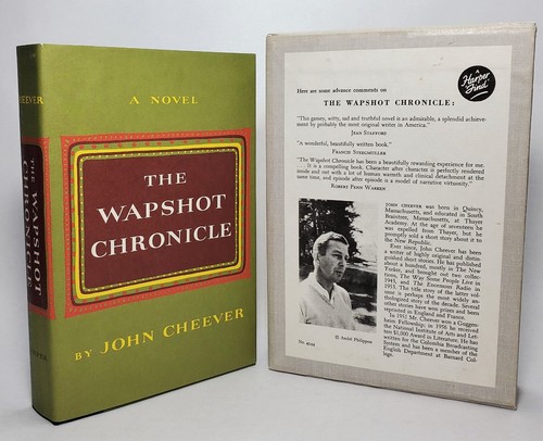 The Wapshot Chronicle Cheever 1985 First Edition Library w/Slipcase Fine Cond - Foto 2 di 11