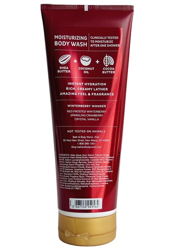 Bath & Body Works Winterberry Wonder Moisturizing Body Wash 8oz New - Picture 2 of 2