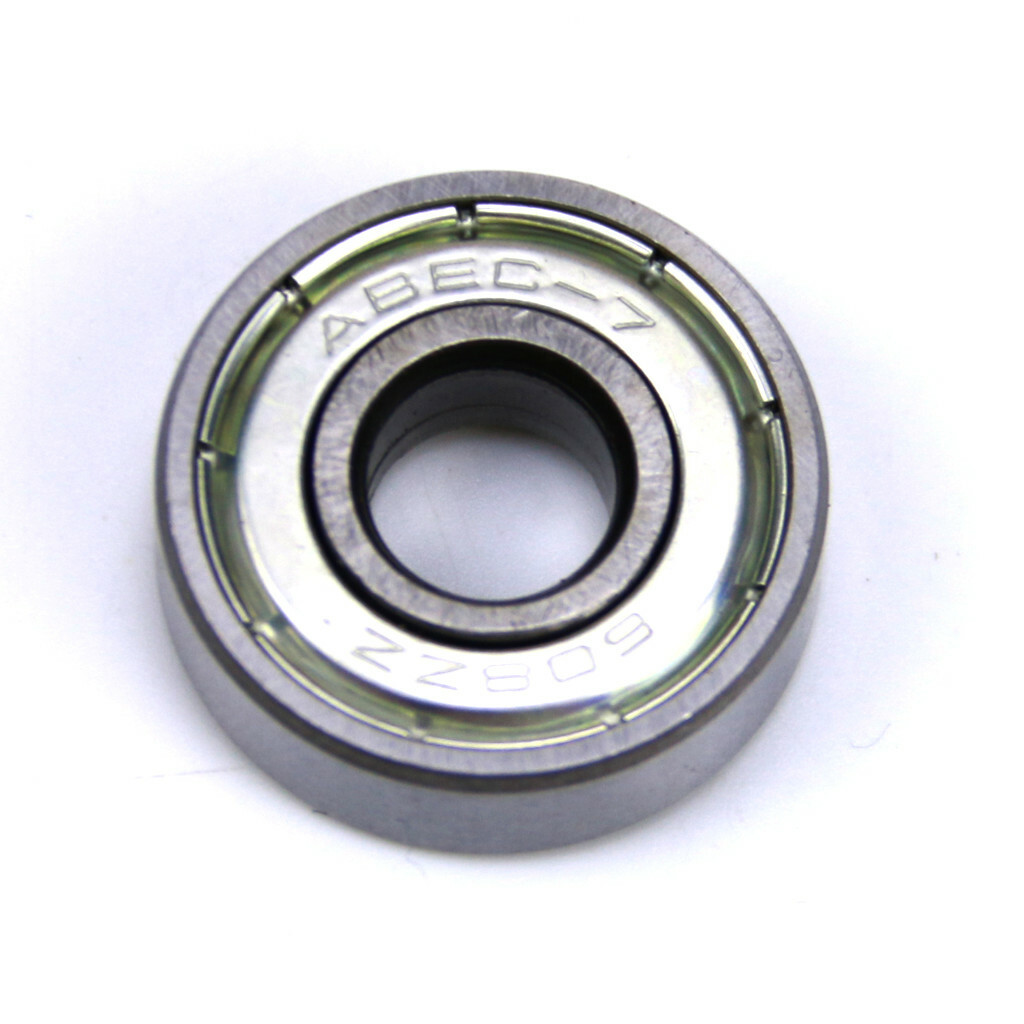 2PCS 608-ZZ Ball Bearing 8x22x7mm Dual Shielded Metal Chrome