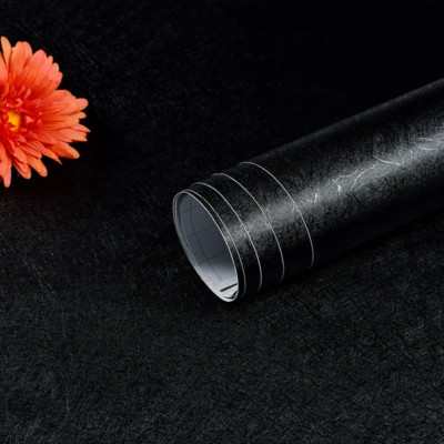 3D Einfarbig Vinyl Selbstklebende Tapetenrolle - Wandaufkleber Folie für Deko