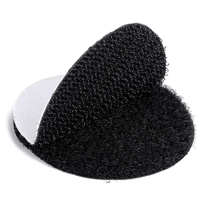 Klettpunkte Selbstklebend Set Extra Stark Klettband Haken&Flausch Klettpad Rund - Bild 4 von 4