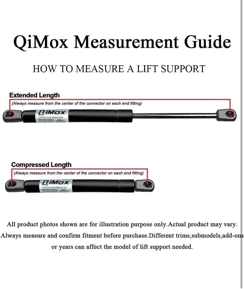 Top-Liftsupport 2-Piece Front Hood Lift Supports For 2005-2012 Toyota Avalon – Gas Struts, 26″ Extended
