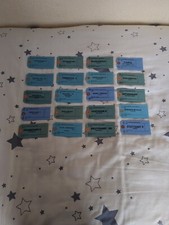 UNIQUE 'CITY LUGGAGE LABELS' SET OF LUGGAGE LABEL INTEREST FOR SALE.