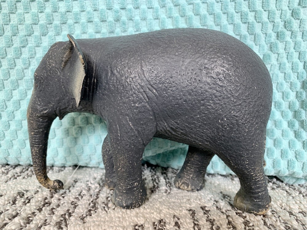 Elephant Figure Rubber 5” Tall 7” Long Rare Japan Import F/S!