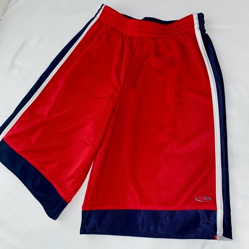 Rare Vintage Champion C9 Reversible Basketball Shorts Dazzle Blue Red Small - Picture 4 of 10