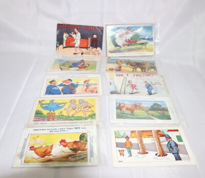 16 alte Comic Postkarten. Bonzo/ Bamforth/ Pedro/ McGill/ Perry/ Maroc/ Quip