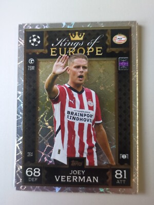 Match Attax Extra 24/25 Veerman Kings Of Europe PSV Champions League #264