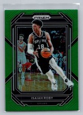 2022-23 Panini Prizm #216 Isaiah Roby Prizms Green San Antonio Spurs