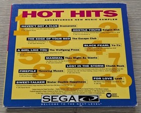 1992 Sega CD Rock Paintings / Hot Hits Music Sampler Double Disc Set , With Case