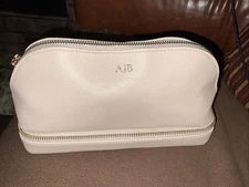 Mark and Graham Blush Dual Travel Organizer NEW $99 AJB Monogram