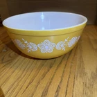 Butterfly Gold 403 PYREX mixing Bowl Very Good Condition!