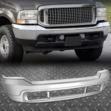 Front Chrome Steel Bumper Face Impact Bar For 00-04 Ford F250 F350 Superduty SD