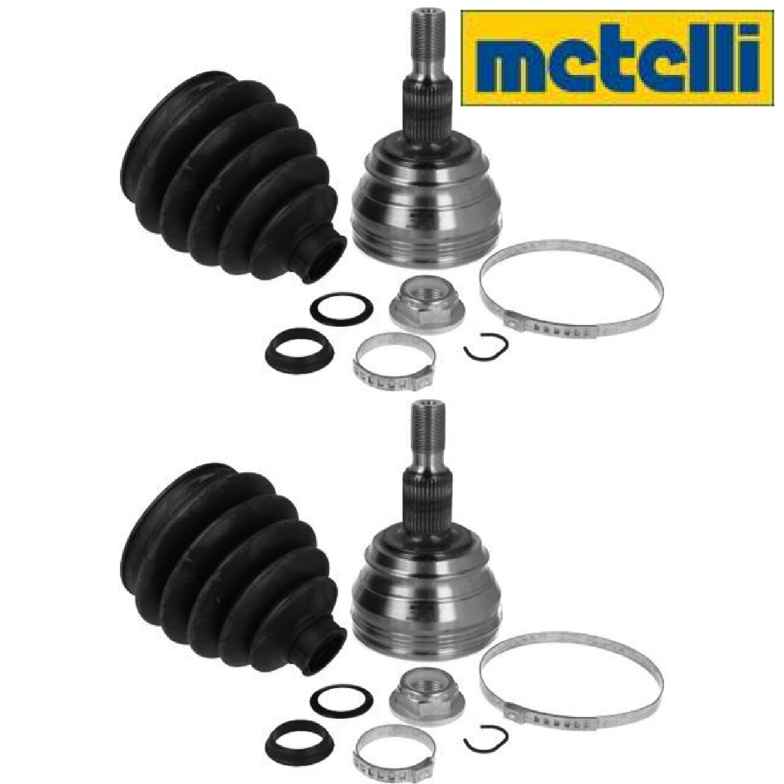 2x Gelenksatz für Antriebswelle metelli 15-1189 2 Gelenksätze Vorne