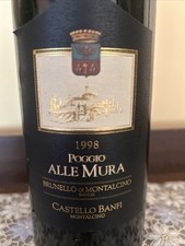 Vino Brunello Di Montalcino DOCG Anno 1998,Poggio Alle Mura