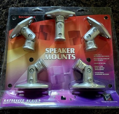 Vantage Point SoundGear Wall Ceiling Satellite Speaker Mounts (5 Mounts) SATS05