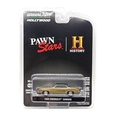 Greenlight 44950-C Chevrolet Camaro ''Pawn Stars'' gold metallic 1969 - Hollywood 
