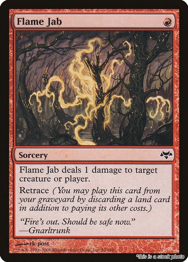 Flame Jab Foil [EVE - 53] Common NM
