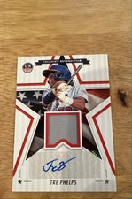 2025 Panini Stars and Stripes - Signature Materials Tre Phelps #SSM-TP 