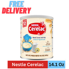 Nestle Cerelac Wheat Cereal with Milk Baby Food, 14.1 oz
