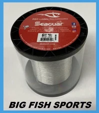 SEAGUAR RED LABEL 100% Fluorocarbon Line 6lb/1000yd 6 RM 1000 FREE USA SHIP!!