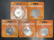 Fiskars 195310-1003 Trimmer Rotary Straight Blade 45mm Lot of 5