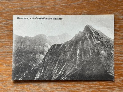 Vintage Cir-mhor Goatfell Insel Arran Schottland Berg Postkarte Hügel Blick